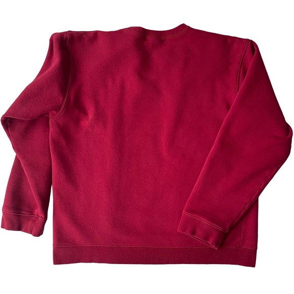 Club Monaco Red Crewneck Sweatshirt - Picture 7 of 8